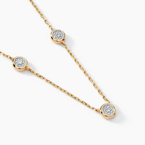 Collier Mon Premier Diamant Or Jaune Diamant - Bijoux Pierres Pr&eacute;cieuses Femme | Histoire d&rsquo;Or
