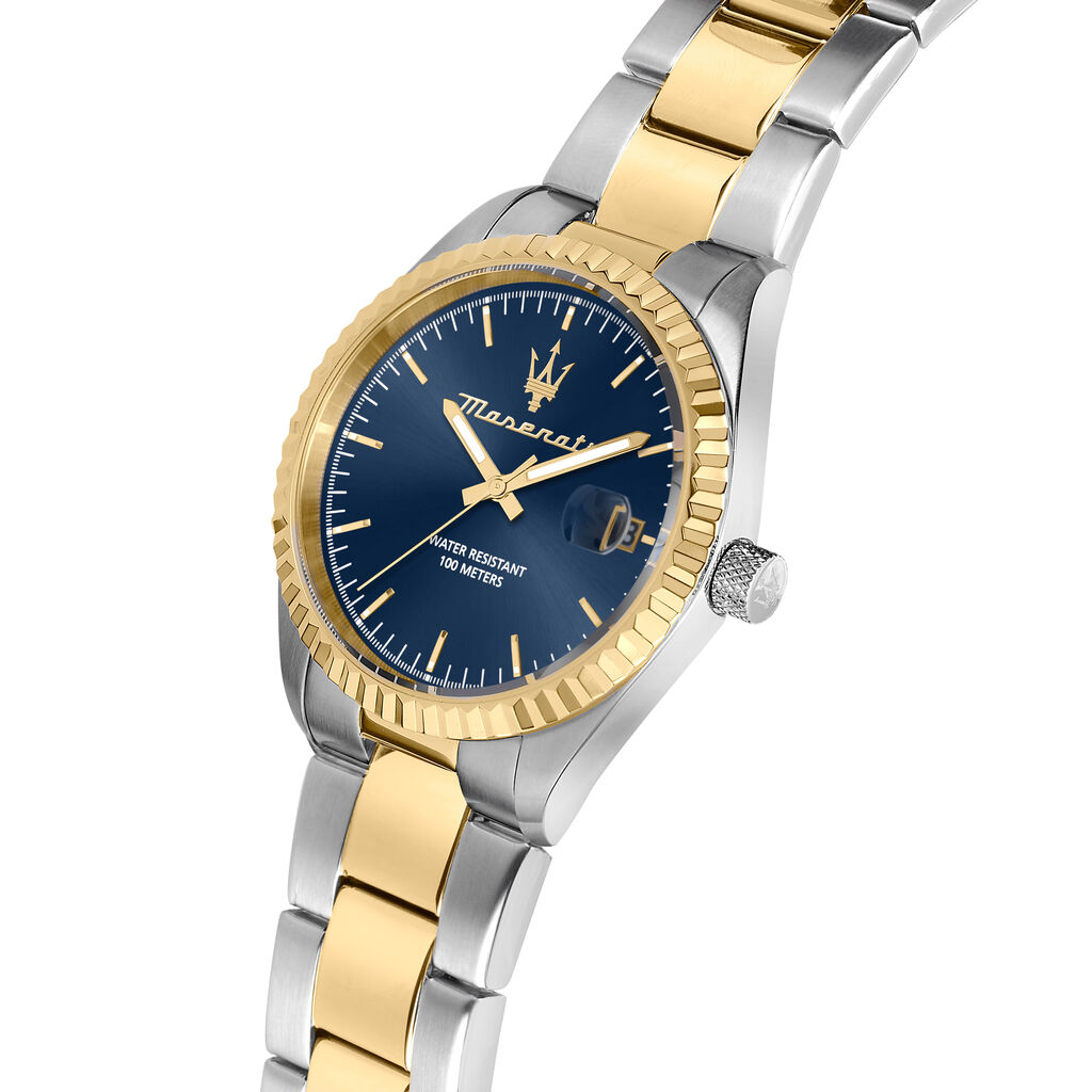 Montre Maserati Competizione Bleu - Montres &eacute;tanches Homme | Histoire d&rsquo;Or