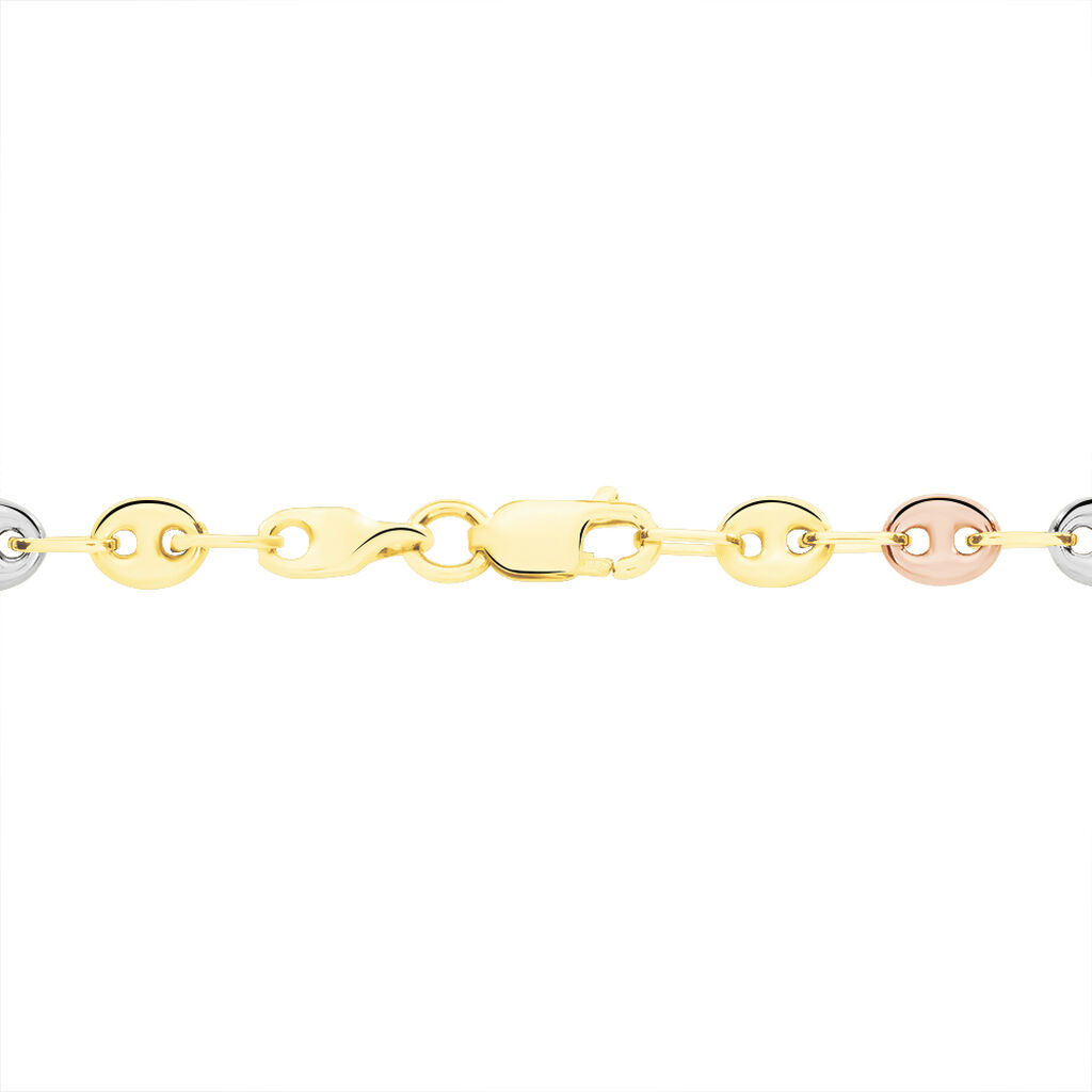 Collier Dami Or Tricolore - Chaines Femme | Histoire d&rsquo;Or