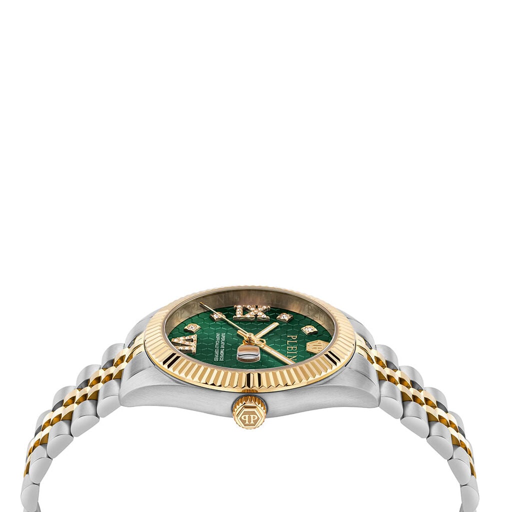 Montre Philipp Plein Date Superlative Vert - Montres &eacute;tanches Femme | Histoire d&rsquo;Or