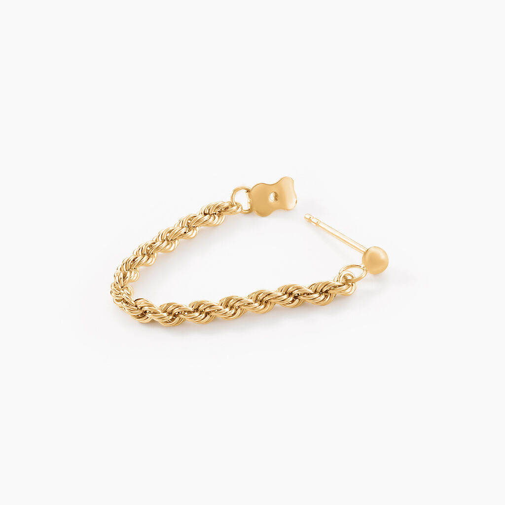 Boucles D'oreilles Pendantes Cordelia Or Jaune - Boucles d'oreilles 18 carats Femme | Histoire d&rsquo;Or