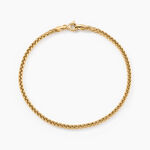 Bracelet Jany Maille Palmier Or Jaune - Bracelets maille Femme | Histoire d&rsquo;Or