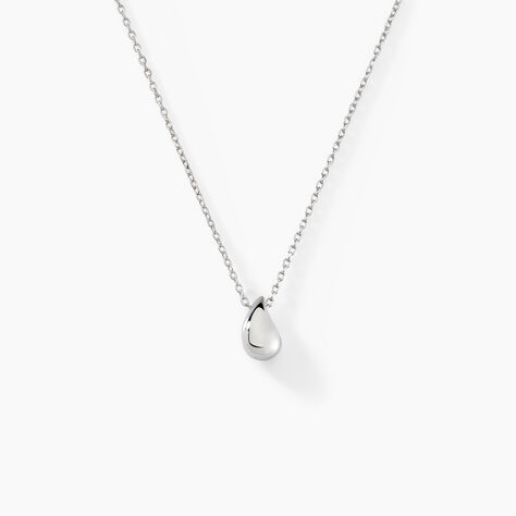 Collier Curve Argent Blanc - Colliers fantaisie Femme | Histoire d&rsquo;Or