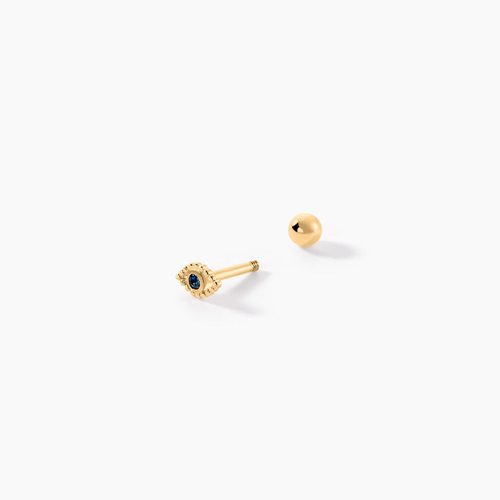 Piercing Oya Or Jaune Oxyde De Zirconium - Piercing Conch Femme | Histoire d&rsquo;Or