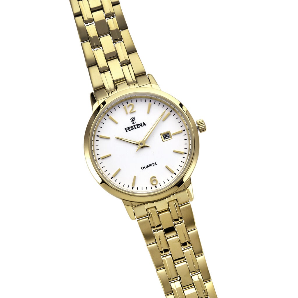 Montre Festina Classics Blanc - Montres &eacute;tanches Femme | Histoire d&rsquo;Or