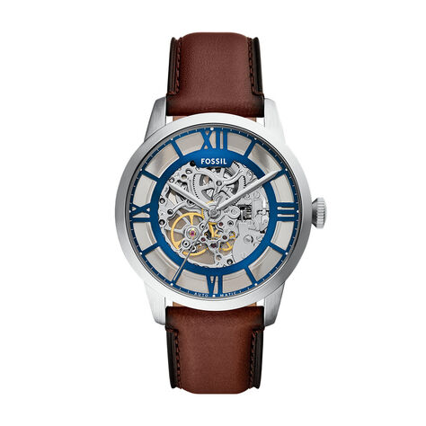 Montre Fossil Townsman Blanc - Montres m&eacute;caniques Homme | Histoire d&rsquo;Or