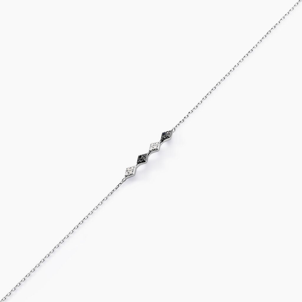 Bracelet Enid Or Blanc Diamant - Bracelets Pierre Femme | Histoire d&rsquo;Or