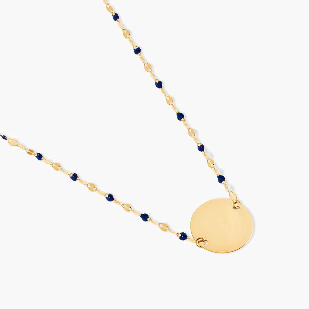 Collier Basteria Or Jaune - Bijoux personnalis&eacute;s Femme | Histoire d&rsquo;Or