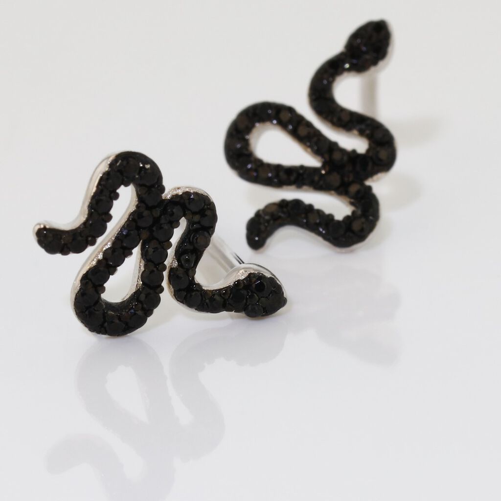 Boucles D'oreilles Puces Muses Argent Blanc Oxydes De Zirconium - Boucles d'oreilles empierr&eacute;es Femme | Histoire d&rsquo;Or
