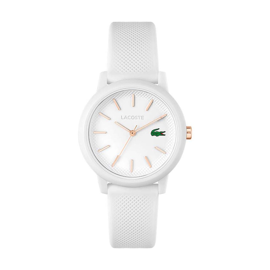 Montre Lacoste 12.12 Blanc - Montres &eacute;tanches Femme | Histoire d&rsquo;Or