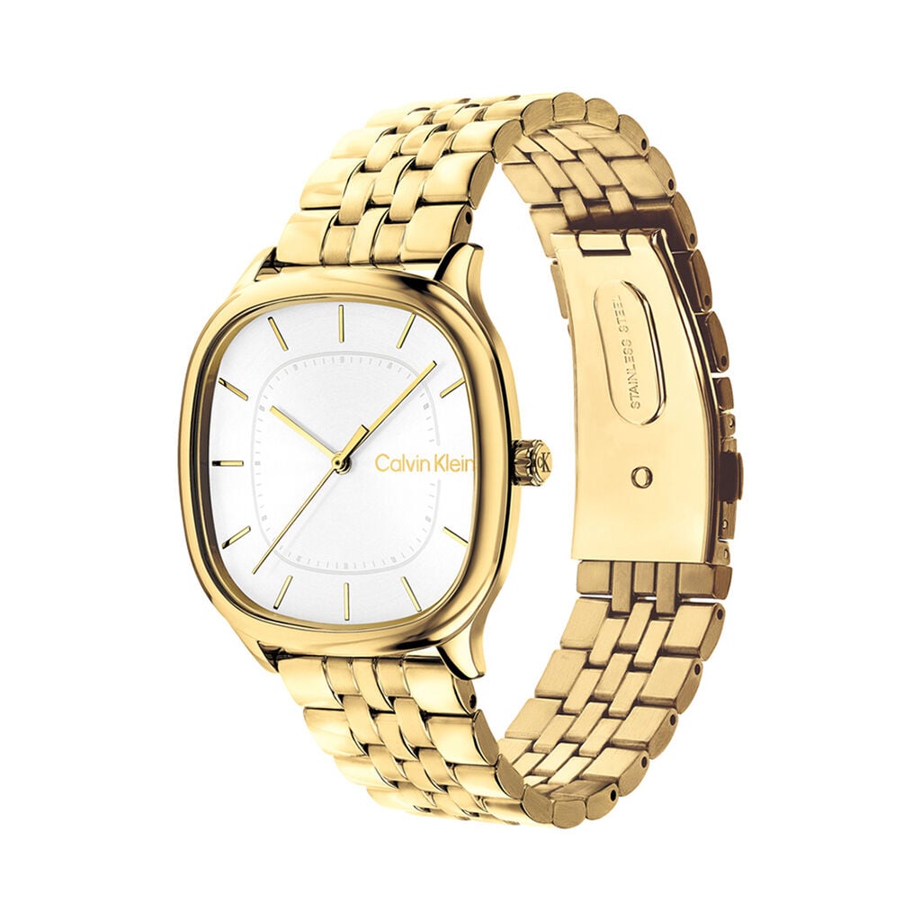 Montre Calvin Klein Shape Blanc - Montres &eacute;tanches Homme | Histoire d&rsquo;Or