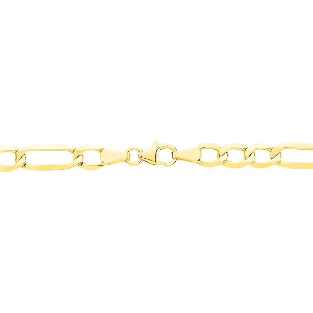 Cha&icirc;ne Cameo Maille Alternee 1/3 Or Jaune - Chaines Homme | Histoire d&rsquo;Or