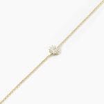 Bracelet Oliviane Argent Jaune Oxyde De Zirconium - Bracelets Pierre Femme | Histoire d&rsquo;Or