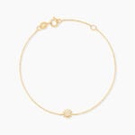 Bracelet Fenton Or Jaune Oxyde De Zirconium - Bracelets Pierre Famille | Histoire d&rsquo;Or