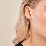 Boucles D'oreilles Pendantes Universe Or Jaune Am&eacute;thyste Topaze Oxyde - Boucles d'oreilles empierr&eacute;es Femme | Histoire d&rsquo;Or