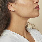 Boucles D'oreilles Puces Kesya Or Jaune Perle De Culture - Boucles d'oreilles mariage Femme | Histoire d&rsquo;Or