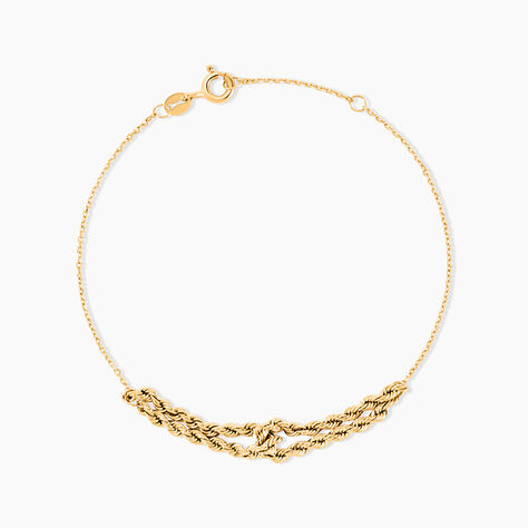 Bracelet Cordelia Or Jaune - Anniversaire Femme | Histoire d&rsquo;Or