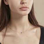 Collier Eva Or Jaune Amethyste Et Oxyde De Zirconium - Colliers pierre Femme | Histoire d&rsquo;Or