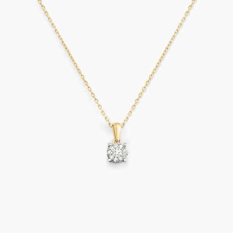 Collier Artemis Or Jaune Diamants - Bijoux Pierres Pr&eacute;cieuses Femme | Histoire d&rsquo;Or