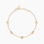 Bracelet Vainui Argent Dor&eacute; A L'Or 750/1000 - Bijoux sans pierre Femme | Histoire d&rsquo;Or