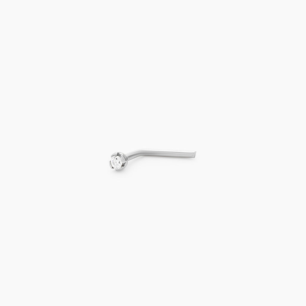 Piercing De Nez Demetrie Or Blanc Diamant - Piercing Nez Femme | Histoire d&rsquo;Or